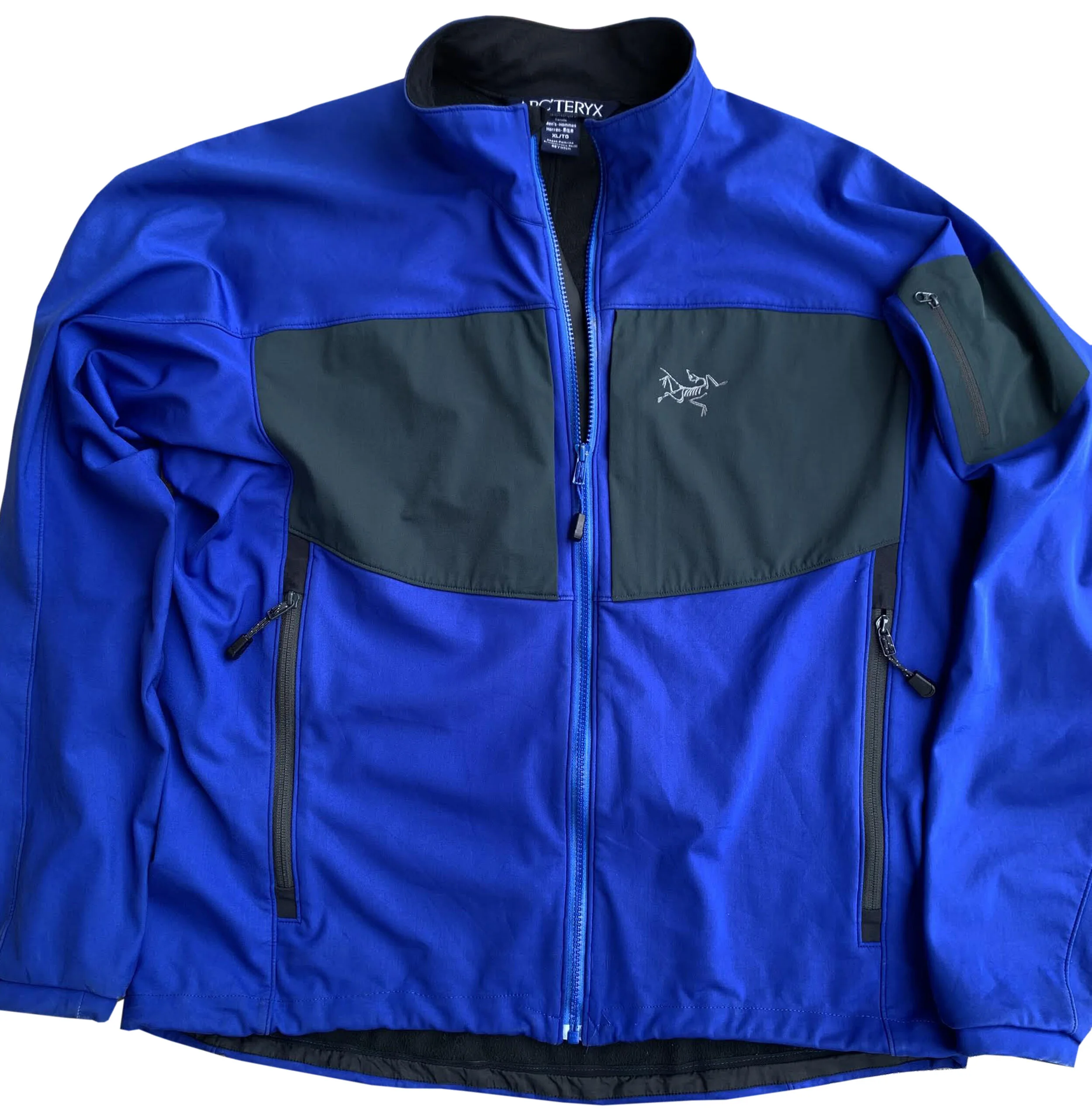 ジャケット・アウター ARC'TERYX zip jacket blue Arc'teryx Blue Full Zip Jacket (Size XL) — RootsBK